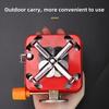 Outdoor Camping Stove with Carrying Bag 2800W Portable Foldable Hiking Picnic Camp Stove Electronic Ignition Cooking Burner Square Round Gas Stove