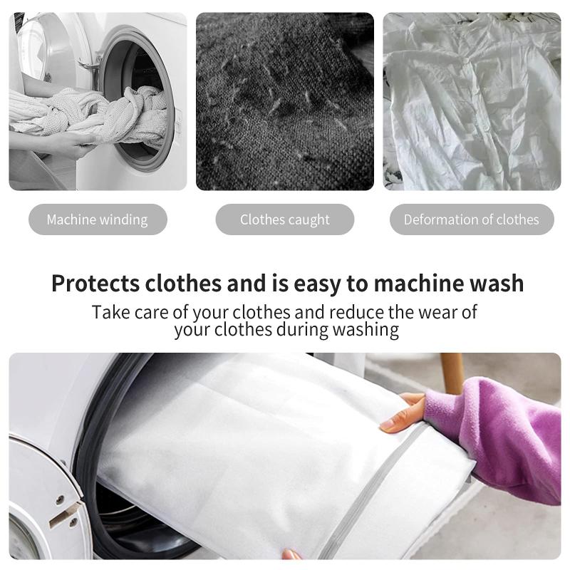 1/2/4/5/10Pcs Mesh Laundry Bags Durable Honeycomb Mesh Laundry Organizer Bags Reusable Washing Machines Bag