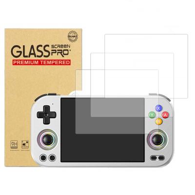 2 шт. HD Прозрачная Защитная Пленка для Экрана для Игровой Консоли Anbernic RG477M Защитная Пленка из Закаленного Стекла от Царапин RG477M Игровые Аксессуары