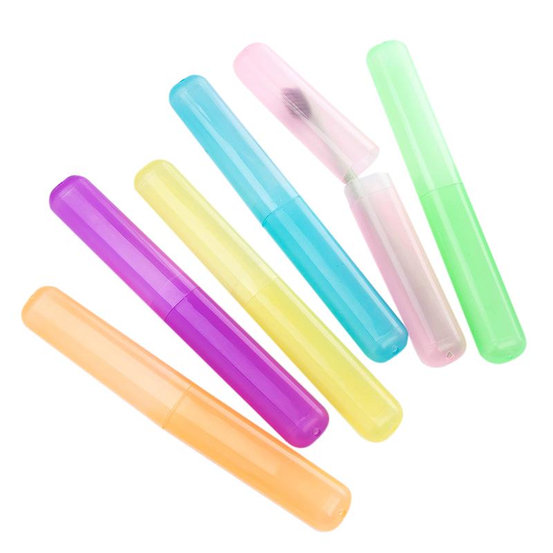 Дорожный портативный держатель для зубных щеток, прозрачный ящик для хранения, органайзер для ванной комнаты