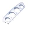 Motorcycle Tri Line Gauge and Stereo Trim Cover Chrome Decorative Accent for Touring Tri Glides 2014-2018