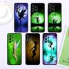 Animation Peter Pan Cut For Samsung Note 20 10 Ultra Plus A31 A14 A12 A70 A34 A25 A04 A05 A15 A24 5G Black TPU Phone Case