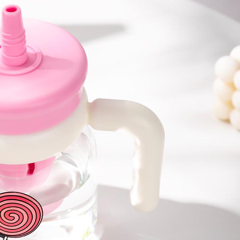 Shanchongshan Gourd-Shaped High Borosilicate Glass Bottle with Straw