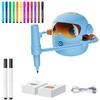 Interactive Educational Drawing Robot Preschool Learning Activities with 100 Cards for 4 5 6 7 8 9 Years Old Kids Boys and Girls