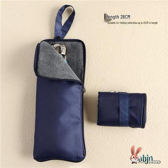 Waterproof Portable Umbrella Storage Bag: Absorbent, Handheld, Hanging Pouch for Wet Umbrellas