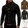 Winter Cardigan Men Wool Jackets Thick Cardigan Coats Mens Clothing Knitted Sweater Coat Button Coat Male Sweater Top