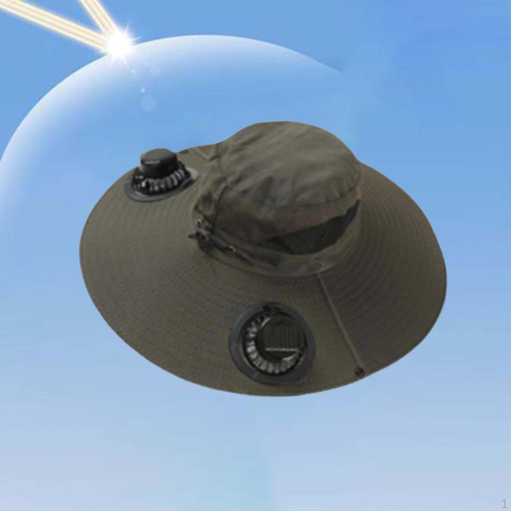 Bucket Cap with Cooling Feature and Solar Fan for Fishing