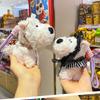 Kawali West Highland Terrier Plush Puppy Doll Bag Keychains Pendant Car Decoration Creative Cute Kids Birthday Gift For Girls