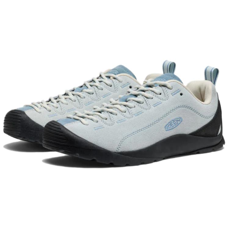 Keen Jasper Leather Low top Outdoor Shoes Women's Light Blue 1031342
