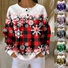 Women's Casual Shirts Long Sleeve Tops Button Up V Neck Loose Knit Fall Favorites For Women