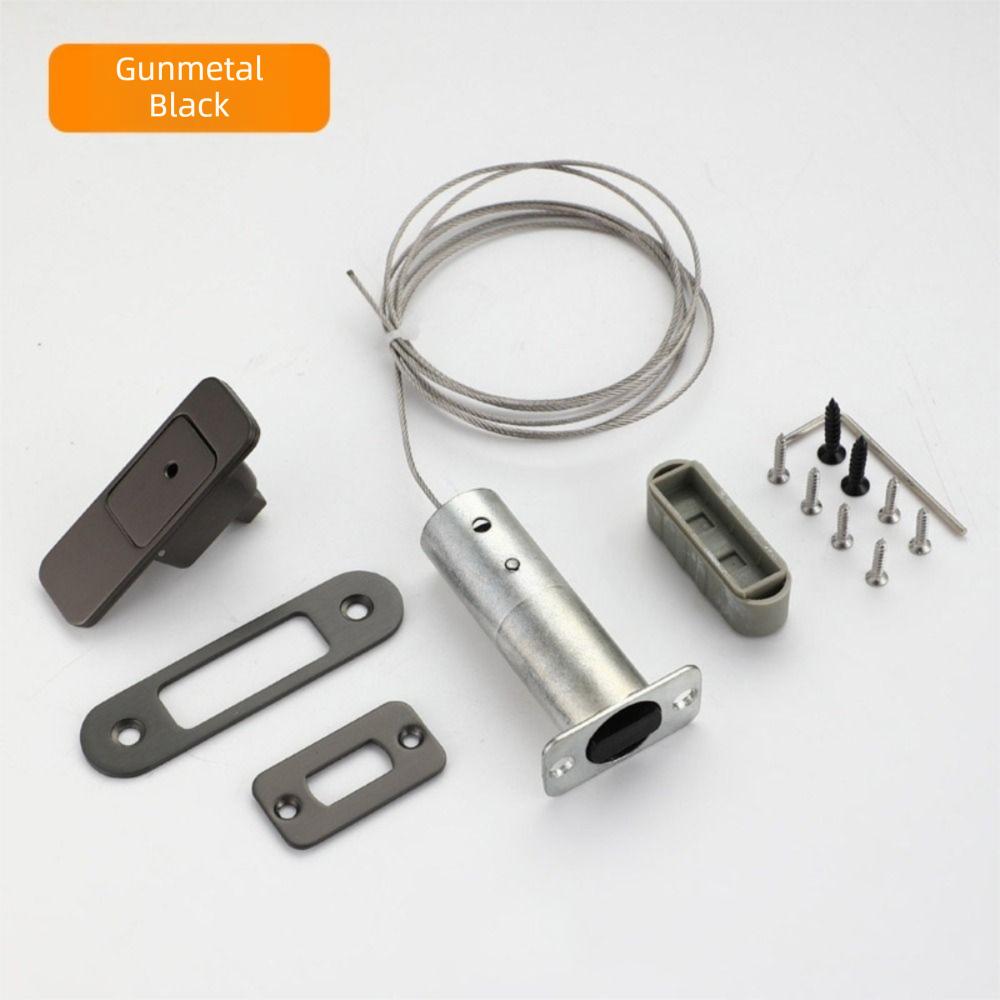Magnetic Automatic Concealed Lock Push-Open Design Pin Door Lock Door Lock System  Double Door