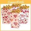 Valentines Day Love Heart Themed Popcorn Snack Box For Celebrations Daily