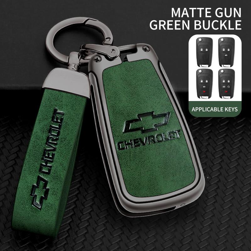 AABHO1 Alloy Car Remote Key Case Cover Shell For Chevrolet Chevy Malibu Camaro Cruze Traverse Spark Equinox Sonic Volt Bolt Accessories