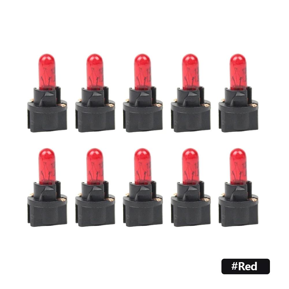 10 шт. T5 SMD LED Автомобильная лампа Автомобили Светодиод Измерительный прибор Панель приборов Лампочки Авто Внутренний Индикаторная лампа