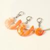 Брелок из ПВХ в виде хвоста креветки: Креативная подвеска-игрушка «Еда» для сумок и рюкзаков