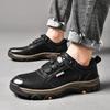 High Quality Men's Sneakers Leather Men Casual Shoes Moccasins Breathable Retro Men Sports Walking Shoe Outdoors Hiking Sneakers