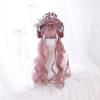 Cosplay Lolita Long Wave Bangs Cute Halloween Party Synthetic Cosplay Heat Resistant Wig