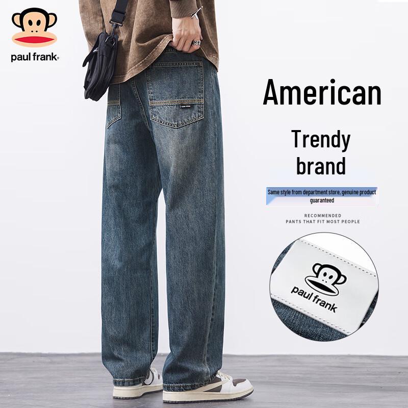 paul frank Мужские джинсы свободного прямого кроя