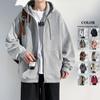 Spring and Autumn Hooded Long Sleeve Sweater Men's Loose, Men's Casual Jacket Men's Cardigan Top