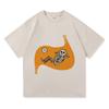 Dungeon Meshi Anime Stomach Skeleton Graphic T Shirt Unisex Unisex Funny Cartoon Loose Y2k Streetwear Aesthetic Short Sleeve Tops