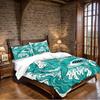 Shark Bedding Set 2/3 Piece Sea Life Print Microfiber Duvet Cover with Zipper Pillowcase, Bedroom Decoration Gift for Boys