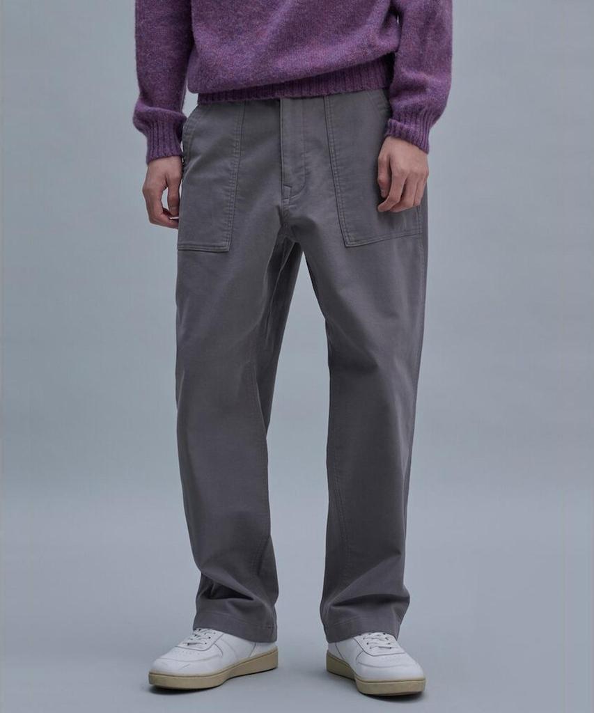 SHIFT.G Semi Wide Twill Fatigue Pants Light Gray
