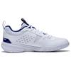 Li Ning Ace V Collection Нескользящие, износостойкие, дышащие низкие бадминтонные кроссовки Унисекс Белый Синий AYTT001-3