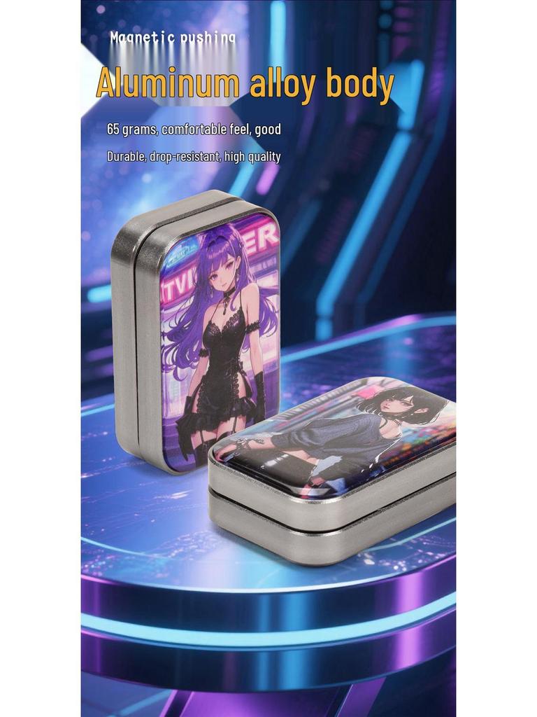 Алюминиевая EDC Push-карта Игрушка-фиджет
