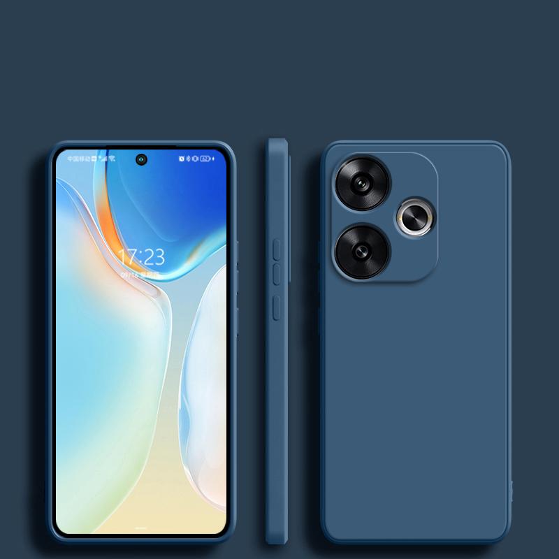 Для Redmi Turbo 3 Turbo3 чехол жидкий силиконовый защитный чехол для камеры задняя крышка телефона чехол для Xiaomi Redmi Turbo 3 Turbo3 мягкий чехол из ТПУ