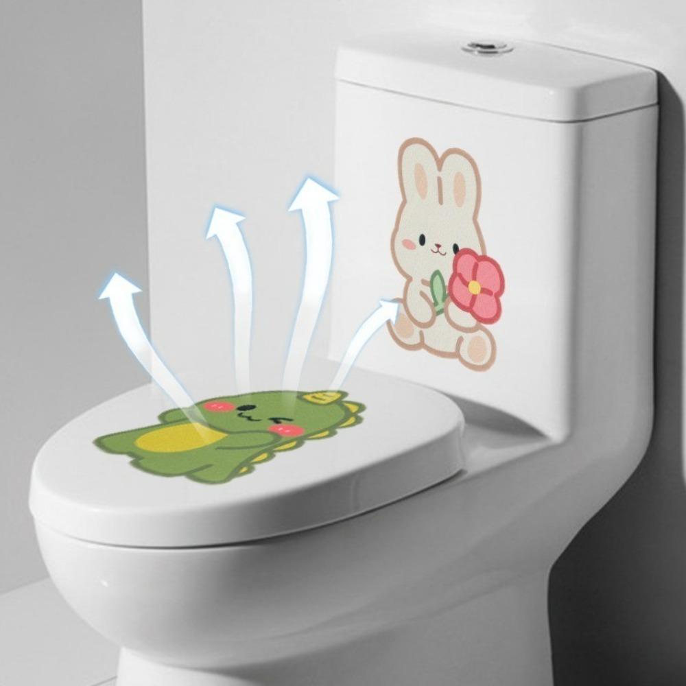 Наклейки с цветочным ароматом для ванной комнаты, самоклеящиеся наклейки для удаления запаха