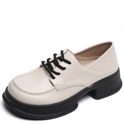 Модные ретро женские туфли повседневные женские кроссовки на плоской подошве осенние оксфорды британский стиль зимнее платье осень медсестра кожа на каблуках опрятный вид