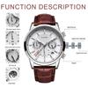 2022 LIGE Fashion Men's Watches Top Brand Luxury Business Watch Man Sport Quartz Chronograph Waterproof Wristwatch
