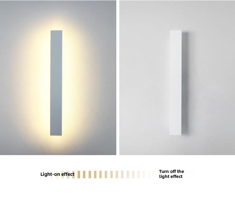 Surface-Mounted LED Wall Lamp: Sleek Bedroom & Living Room Decor