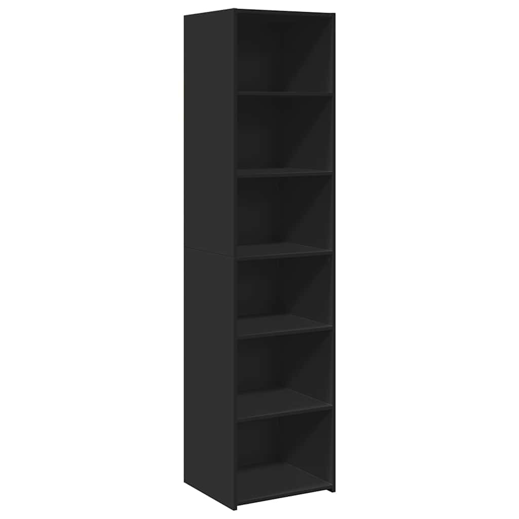 Highboard Black 45 x 41 x 185 cm Particleboard