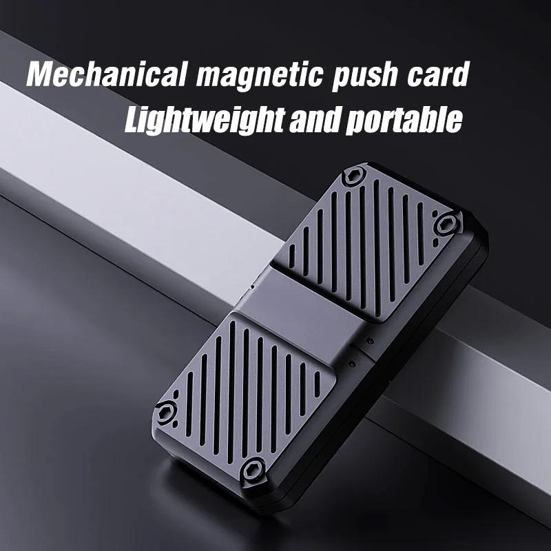 Механические магнитные толкающие слайдеры для спиннинга EDC Office Trendy Decompression Toy Stress Releiver Slider Fidget Spinner Toys