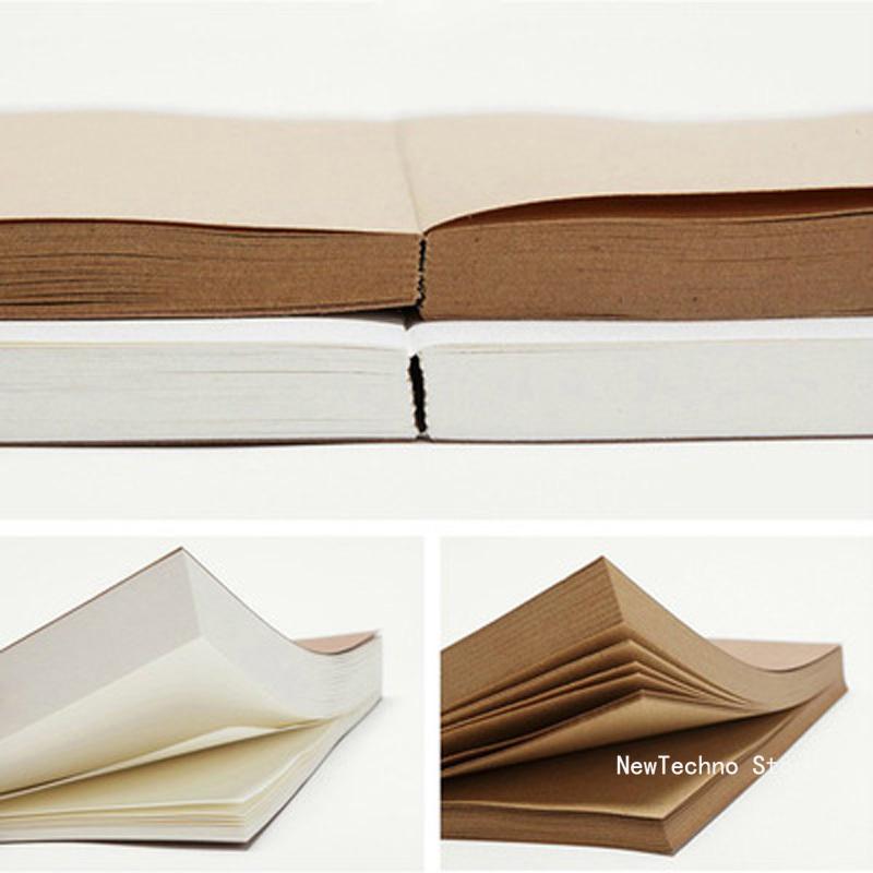 32K/16K Retro Sketch Craft Paper Blank Notebook Sketch Drawing Book Journal Diary Note Stationery School Office