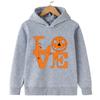 2025 Хэллоуин Уличный Тренд Детская Толстовка с Капюшоном Мальчик Девочка Осень и Зима Повседневная Уличная Теплая Модная Спортивная Одежда