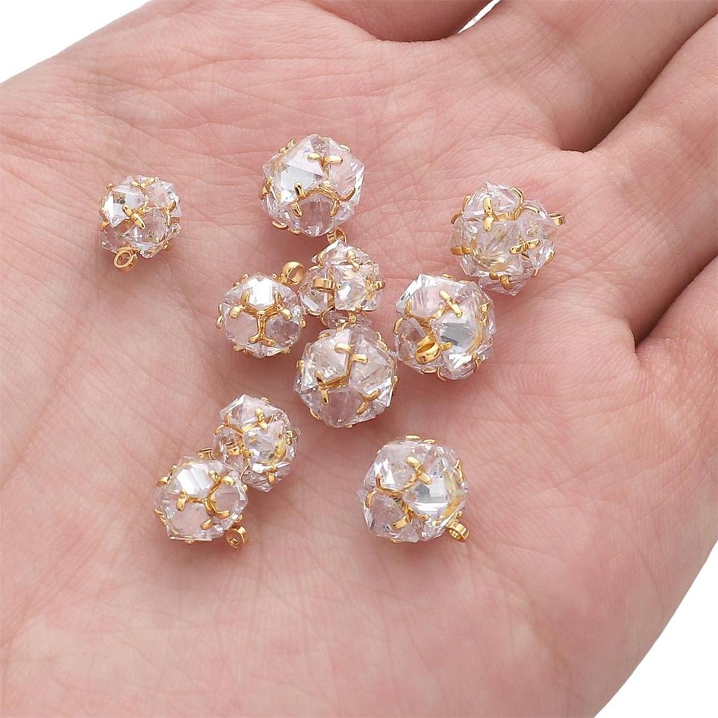 Медь циркон квадратная геометрия подвески для DIY ожерелье серьги DIY ювелирных изделий фурнитура