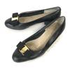 Made In Italy Leather Flat Pumps Women’s 5C Black(USED)