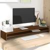 VidaXL Monitor Stand Brown Oak 100x24x13 Cm Engineered Wood 815293
