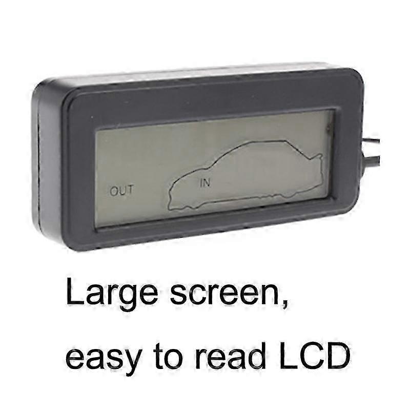 25-26 Car Inside and Outside Backlit Mini Digital Thermometer