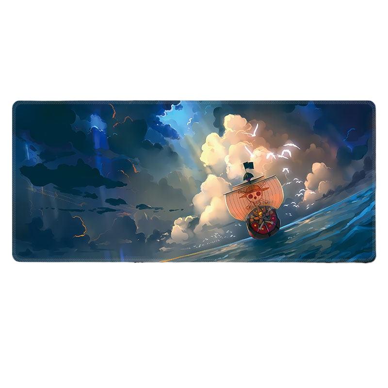 ONE PIECE Leather Mouse Pad Boys Roronoa Zoro  Large Size Gaming Keyboard Pad Office Mouse Pad  Anime  Oversized Anime