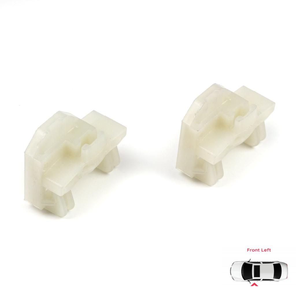 EWR46 2 Pcs Window Regulator Repair Guide Clips Front Left for  A4 B5 VW Polo MK3 6N Passat B5 Skoda Superb MK1 8D0837461