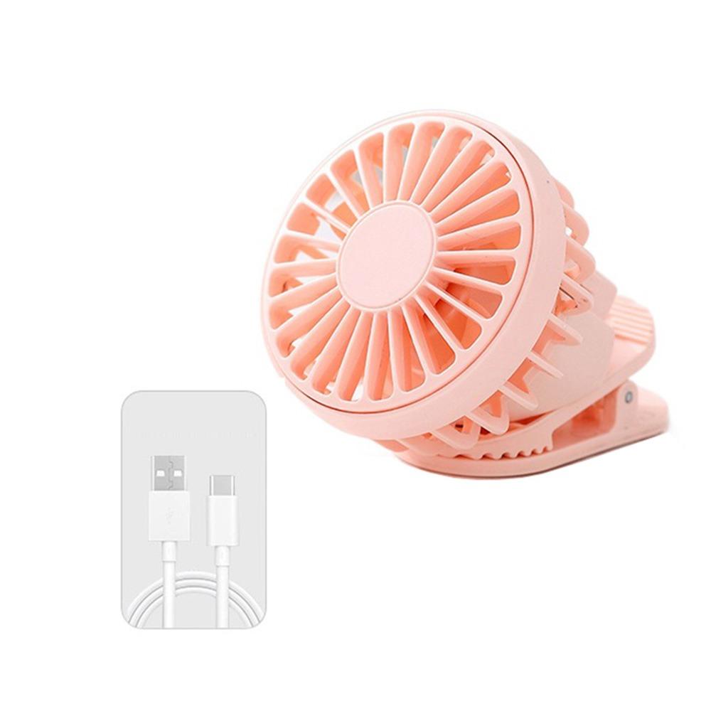 Adjustable Clip on Mini Fan Low Noise Mini Solar Powered Fan Convenient Portable Solar Fan  Camping