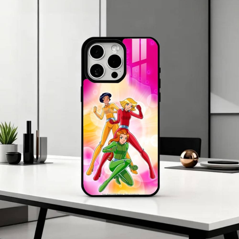 1 шт. Стильный чехол для телефона T-Totally S-Spies для iPhone 17, 16, 15, 14, 13, 12, 11 Plus, Pro Max Магнитный для беспроводной зарядки Magsafe