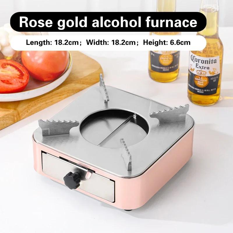 Сухая миска для риса из испанской рыбы и морепродуктов, нержавеющая сталь, золотистый корейский армейский горшок для тушеного мяса, утолщенная сковорода для жарки с двумя ушками