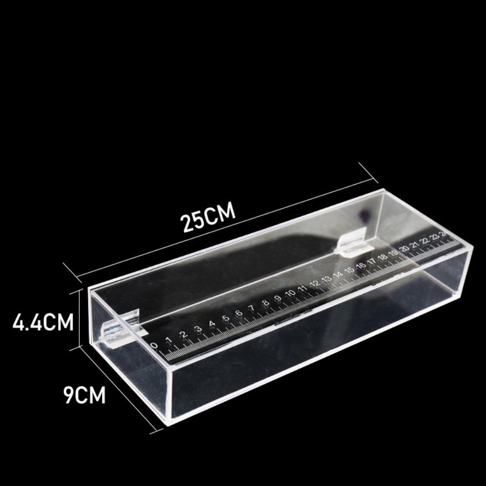 Transparent Fish Viewing Box Micro Landscape Mini Desktop Goldfish Bowl Dustproof Broken Resistant Fish Breeding Tanks