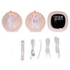 Electric Breast Pump 3 Mode 9 Levels Adjustable Hands Free Wearable Breast Pump Milk Extractor Pink