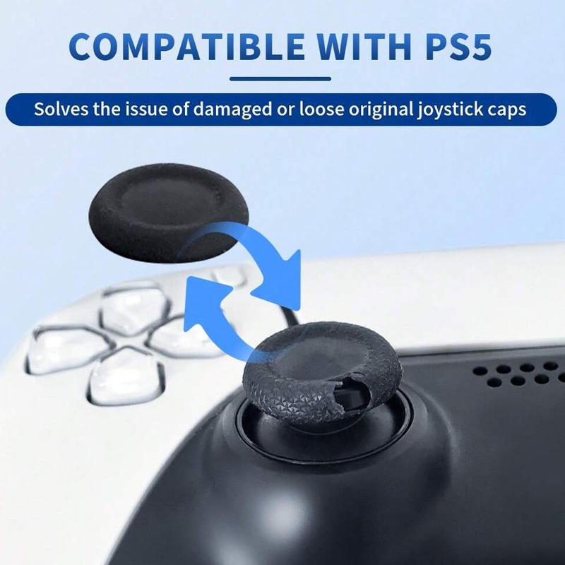 Ремонтные колпачки для джойстиков контроллеров PS4/PS5 - Легкая установка, разборка не требуется