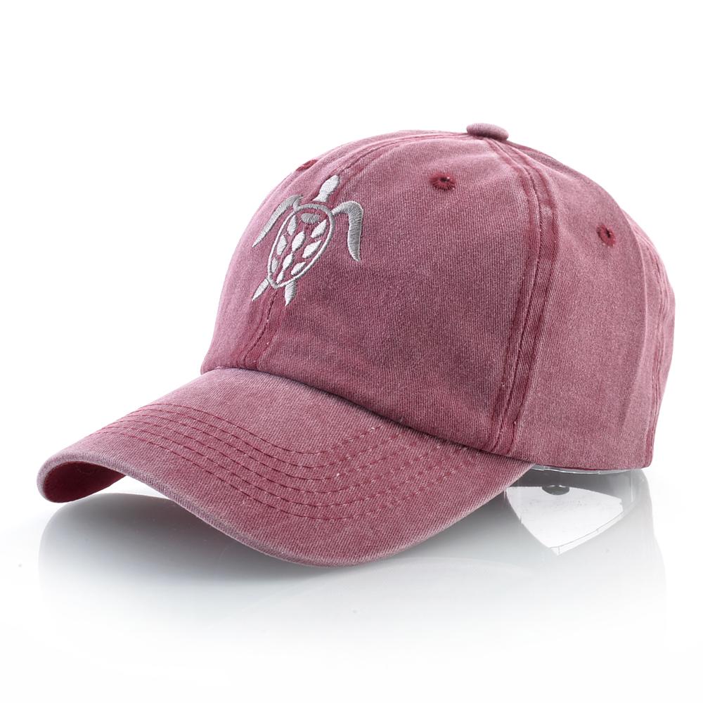 Four Seasons Dad Hats Men Denim Baseball Cap With Embroidery Turtle Outdoor Casual Sport Visor Baseball Hats Women's Casquette